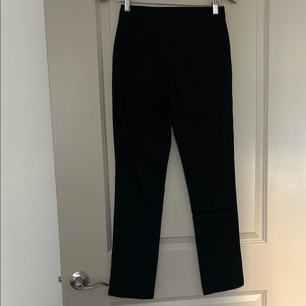 Elegant Black Women's Straight Leg Pants - Picture 10 of 13